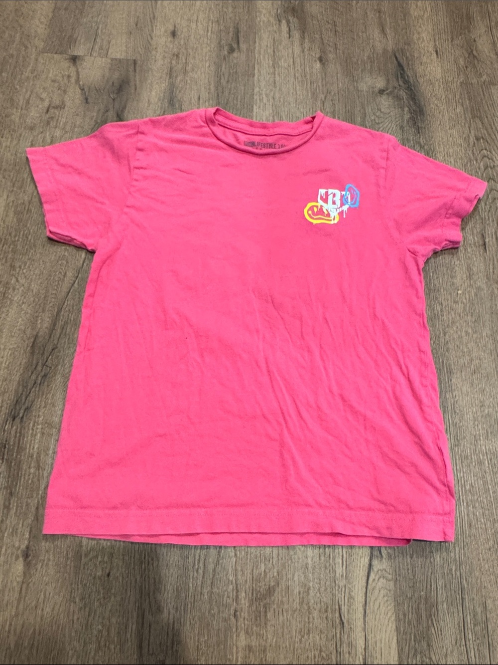Baseball Lifestyle 101 Bright Pink Short Sleeve Graphic Tee